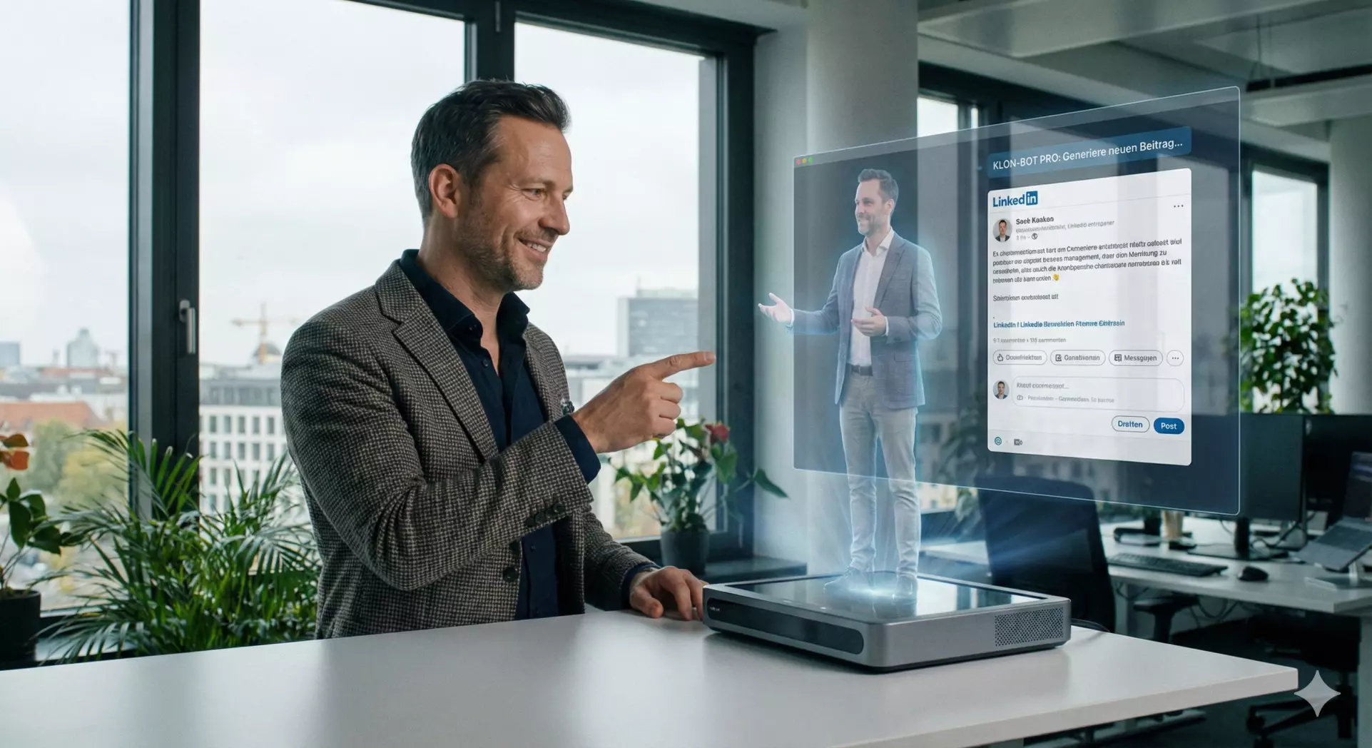 Ein digitaler Klon-ChatBot von GROENIE by Arwed Grön